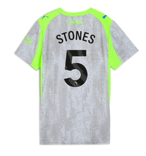 Manchester City John Stones #5 Tredjedrakt Dame 2025-26 Kortermet