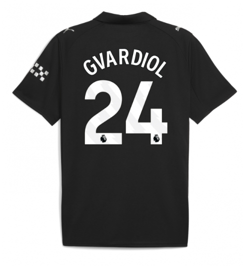 Manchester City Josko Gvardiol #24 Bortedrakt 2025-26 Kortermet Manchester City Josko Gvardiol #24 Bortedrakt 2025-26 Kortermet