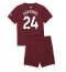 Manchester City Josko Gvardiol #24 Tredjedraktsett Barn 2024-25 Kortermet (+ Korte bukser)
