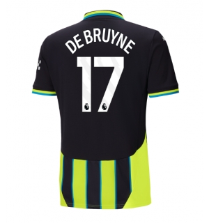 Manchester City Kevin De Bruyne #17 Bortedrakt 2024-25 Kortermet