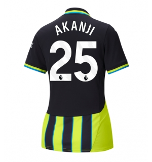 Manchester City Manuel Akanji #25 Bortedrakt Dame 2024-25 Kortermet
