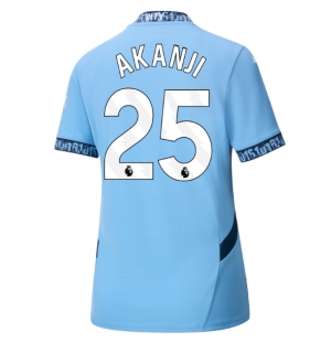 Manchester City Manuel Akanji #25 Hjemmedrakt Dame 2024-25 Kortermet
