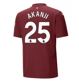 Manchester City Manuel Akanji #25 Tredjedrakt 2024-25 Kortermet