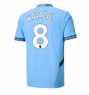 Manchester City Mateo Kovacic #8 Hjemmedrakt 2024-25 Kortermet