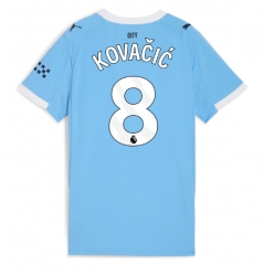 Manchester City Mateo Kovacic #8 Hjemmedrakt Dame 2025-26 Kortermet
