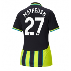 Manchester City Matheus Nunes #27 Bortedrakt Dame 2024-25 Kortermet