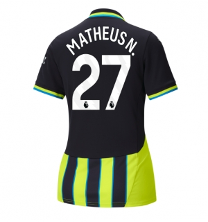 Manchester City Matheus Nunes #27 Bortedrakt Dame 2024-25 Kortermet