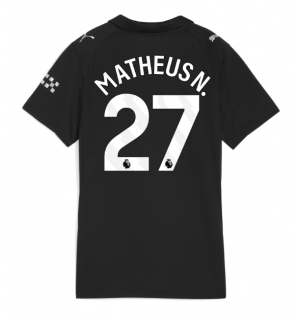 Manchester City Matheus Nunes #27 Bortedrakt Dame 2025-26 Kortermet