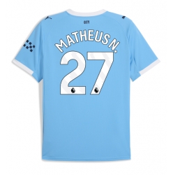 Manchester City Matheus Nunes #27 Hjemmedrakt 2025-26 Kortermet