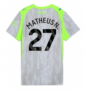 Manchester City Matheus Nunes #27 Tredjedrakt Dame 2025-26 Kortermet