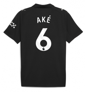 Manchester City Nathan Ake #6 Bortedrakt 2025-26 Kortermet