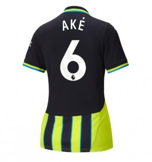 Manchester City Nathan Ake #6 Bortedrakt Dame 2024-25 Kortermet