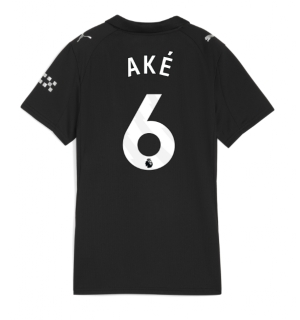 Manchester City Nathan Ake #6 Bortedrakt Dame 2025-26 Kortermet