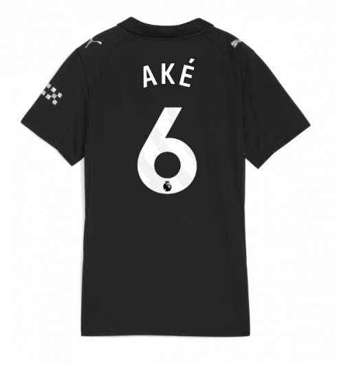 Manchester City Nathan Ake #6 Bortedrakt Dame 2025-26 Kortermet Manchester City Nathan Ake #6 Bortedrakt Dame 2025-26 Kortermet