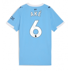 Manchester City Nathan Ake #6 Hjemmedrakt Dame 2025-26 Kortermet