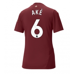 Manchester City Nathan Ake #6 Tredjedrakt Dame 2024-25 Kortermet