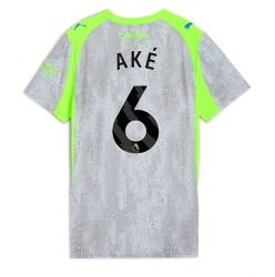 Manchester City Nathan Ake #6 Tredjedrakt Dame 2025-26 Kortermet