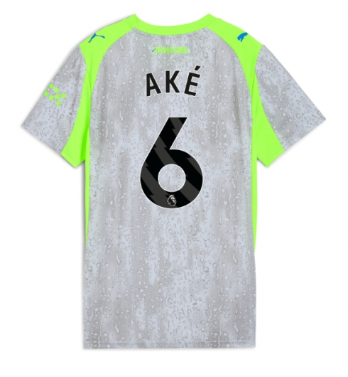Manchester City Nathan Ake #6 Tredjedrakt Dame 2025-26 Kortermet Manchester City Nathan Ake #6 Tredjedrakt Dame 2025-26 Kortermet