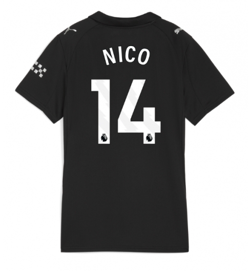 Manchester City Nico Gonzalez #14 Bortedrakt Dame 2025-26 Kortermet Manchester City Nico Gonzalez #14 Bortedrakt Dame 2025-26 Kortermet