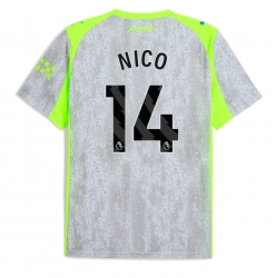 Manchester City Nico Gonzalez #14 Tredjedrakt 2025-26 Kortermet