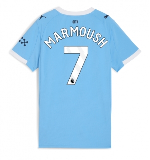 Manchester City Omar Marmoush #7 Hjemmedrakt Dame 2025-26 Kortermet