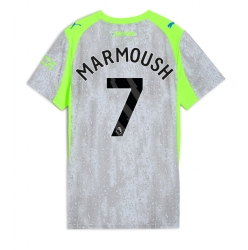 Manchester City Omar Marmoush #7 Tredjedrakt Dame 2025-26 Kortermet