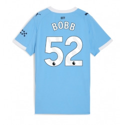 Manchester City Oscar Bobb #52 Hjemmedrakt Dame 2025-26 Kortermet