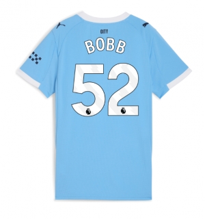 Manchester City Oscar Bobb #52 Hjemmedrakt Dame 2025-26 Kortermet