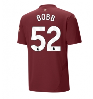 Manchester City Oscar Bobb #52 Tredjedrakt 2024-25 Kortermet