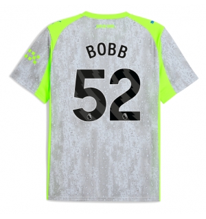 Manchester City Oscar Bobb #52 Tredjedrakt 2025-26 Kortermet