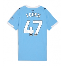 Manchester City Phil Foden #47 Hjemmedrakt Dame 2025-26 Kortermet