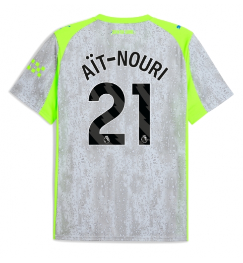 Manchester City Rayan Ait-Nouri #21 Tredjedrakt 2025-26 Kortermet Manchester City Rayan Ait-Nouri #21 Tredjedrakt 2025-26 Kortermet