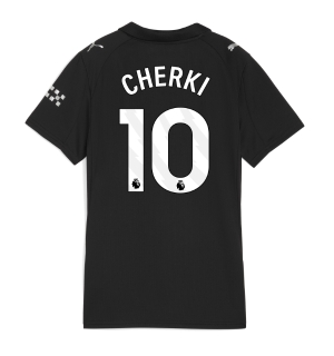 Manchester City Rayan Cherki #10 Bortedrakt Dame 2025-26 Kortermet