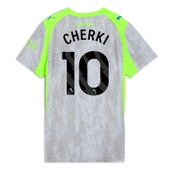 Manchester City Rayan Cherki #10 Tredjedrakt Dame 2025-26 Kortermet