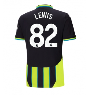 Manchester City Rico Lewis #82 Bortedrakt 2024-25 Kortermet
