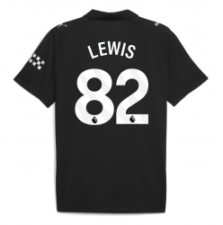 Manchester City Rico Lewis #82 Bortedrakt 2025-26 Kortermet