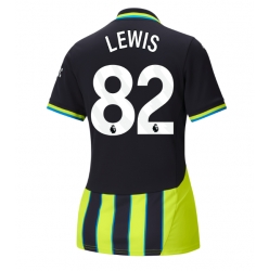 Manchester City Rico Lewis #82 Bortedrakt Dame 2024-25 Kortermet