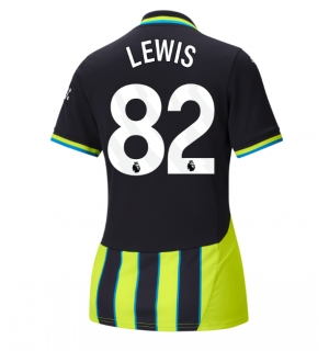 Manchester City Rico Lewis #82 Bortedrakt Dame 2024-25 Kortermet