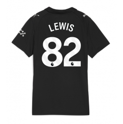 Manchester City Rico Lewis #82 Bortedrakt Dame 2025-26 Kortermet
