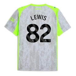 Manchester City Rico Lewis #82 Tredjedrakt 2025-26 Kortermet