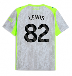 Manchester City Rico Lewis #82 Tredjedrakt 2025-26 Kortermet