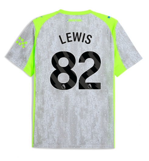 Manchester City Rico Lewis #82 Tredjedrakt 2025-26 Kortermet Manchester City Rico Lewis #82 Tredjedrakt 2025-26 Kortermet