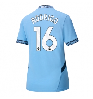 Manchester City Rodri Hernandez #16 Hjemmedrakt Dame 2024-25 Kortermet