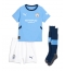 Manchester City Rodri Hernandez #16 Hjemmedraktsett Barn 2024-25 Kortermet (+ Korte bukser)