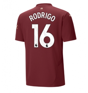 Manchester City Rodri Hernandez #16 Tredjedrakt 2024-25 Kortermet