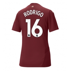 Manchester City Rodri Hernandez #16 Tredjedrakt Dame 2024-25 Kortermet