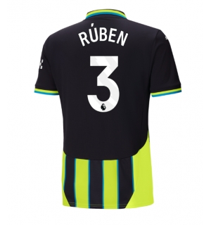 Manchester City Ruben Dias #3 Bortedrakt 2024-25 Kortermet