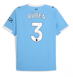 Manchester City Ruben Dias #3 Hjemmedrakt 2025-26 Kortermet
