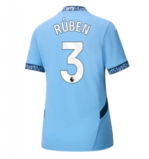 Manchester City Ruben Dias #3 Hjemmedrakt Dame 2024-25 Kortermet