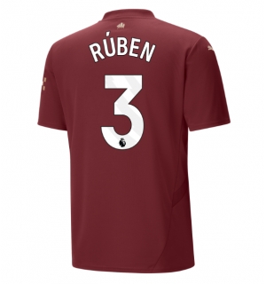 Manchester City Ruben Dias #3 Tredjedrakt 2024-25 Kortermet